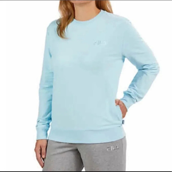 FILA Ladies' French Terry Crewneck sweatshirt - Picture 2 of 5